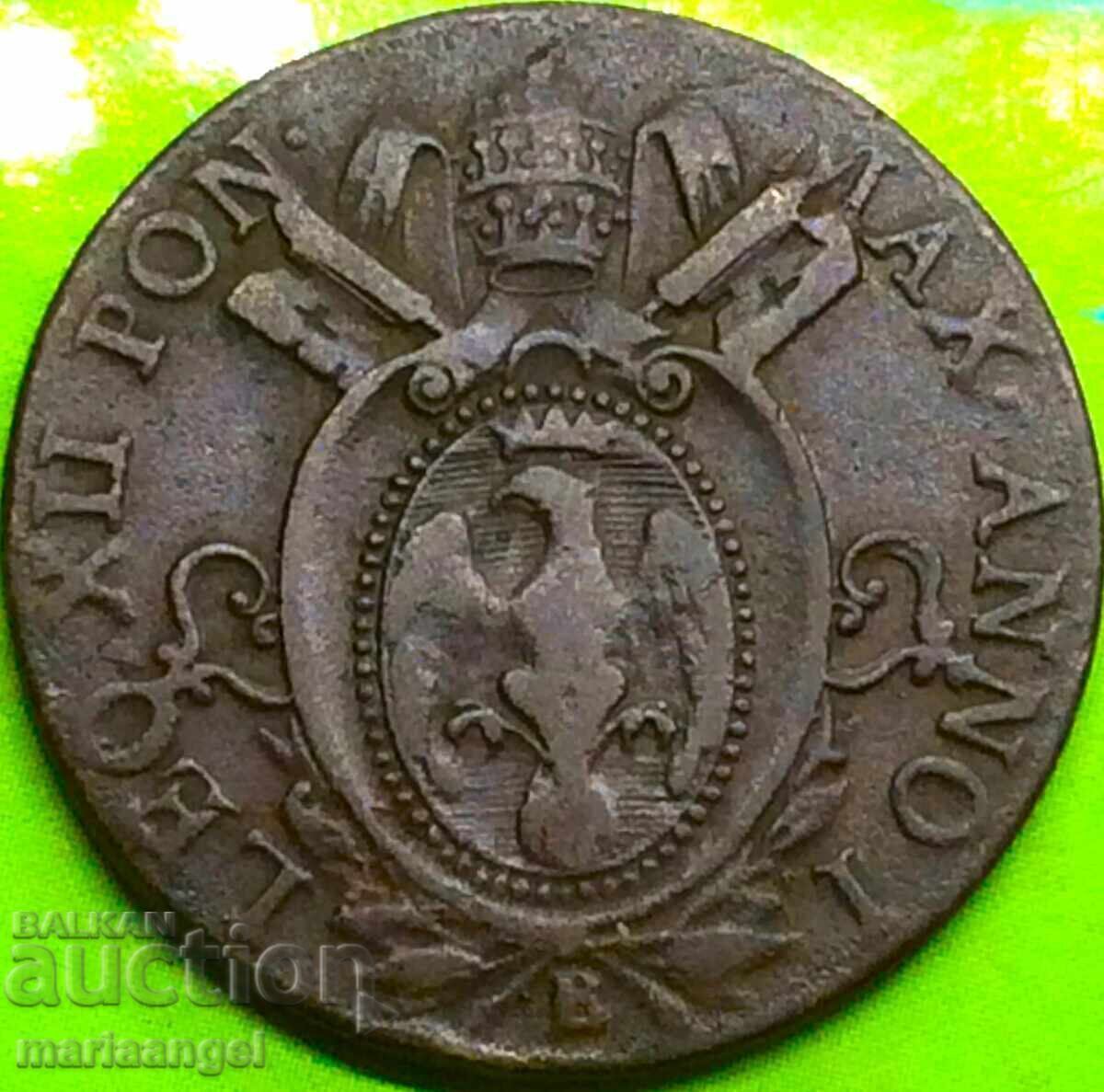 Delivery of Vatican 1824 Mezzo Baiocco Leo XII 1823-1829 Rome - row Delivery of Vatican 1824 Mezzo Baiocco Leo XII 1823-1829 Rome - row