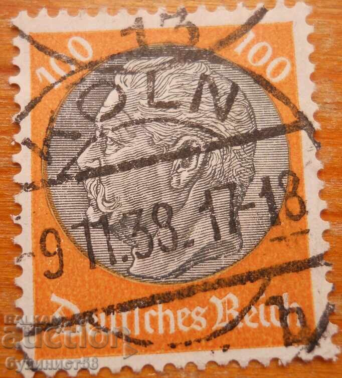 Germany "Chancellor Hindenburg" - 1933 Germany "Chancellor Hindenburg" - 1933