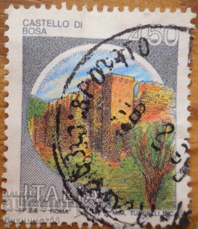 Italia "Castelul din Italia - Castello di Bosa" - 1980 Italia "Castelul din Italia - Castello di Bosa" - 1980