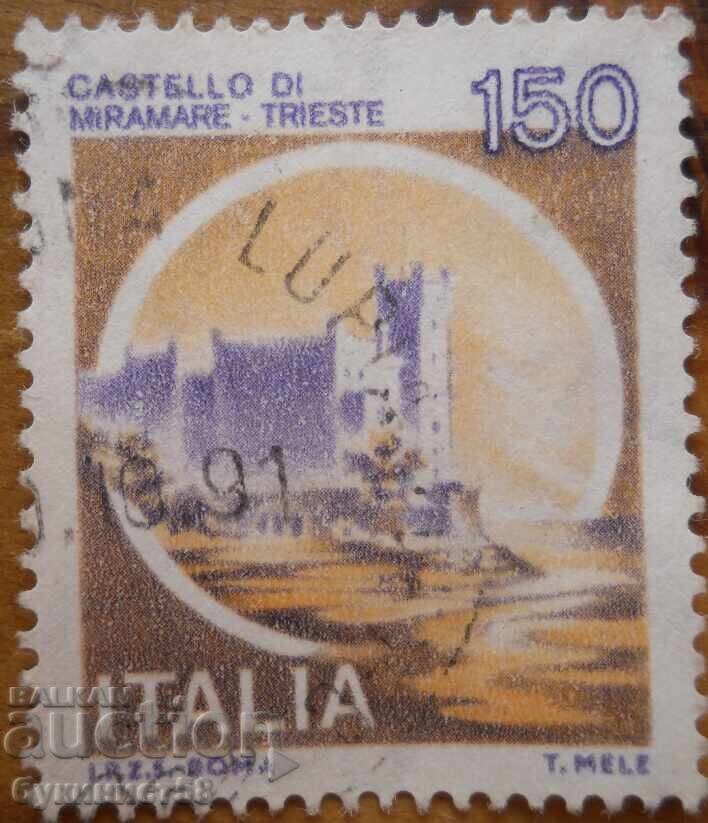 Италия "Замъците на Италия - Мирамаре" - 1980 г Италия "Замъците на Италия - Мирамаре" - 1980 г