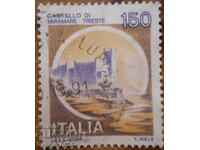 Италия "Замъците на Италия - Мирамаре" - 1980 г