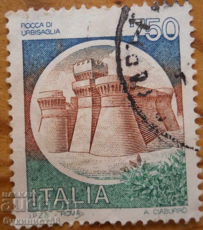 Италия "Замъците на Италия - Рока Урбисалия" - 1980 г Италия "Замъците на Италия - Рока Урбисалия" - 1980 г
