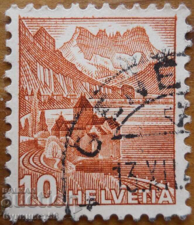 Швейцария "Замъкът Шилон" - 1934-48 г