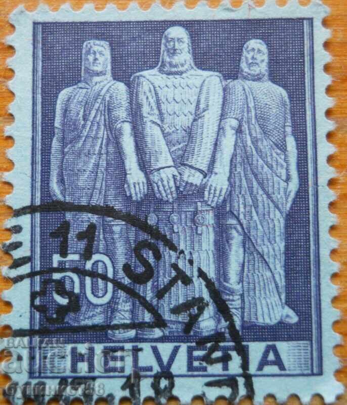 Ελβετία "Μνημείο των Τριών Συνωμοτών" - 1941