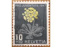 Switzerland "Flowers" - 1947