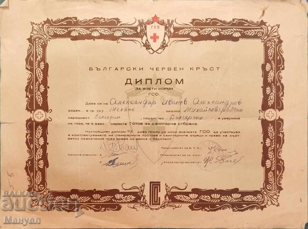 Рядък документ за знак, България.