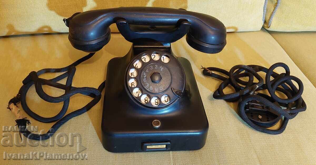 Telefon retro din bachelită SIEMENS pentru colecționari