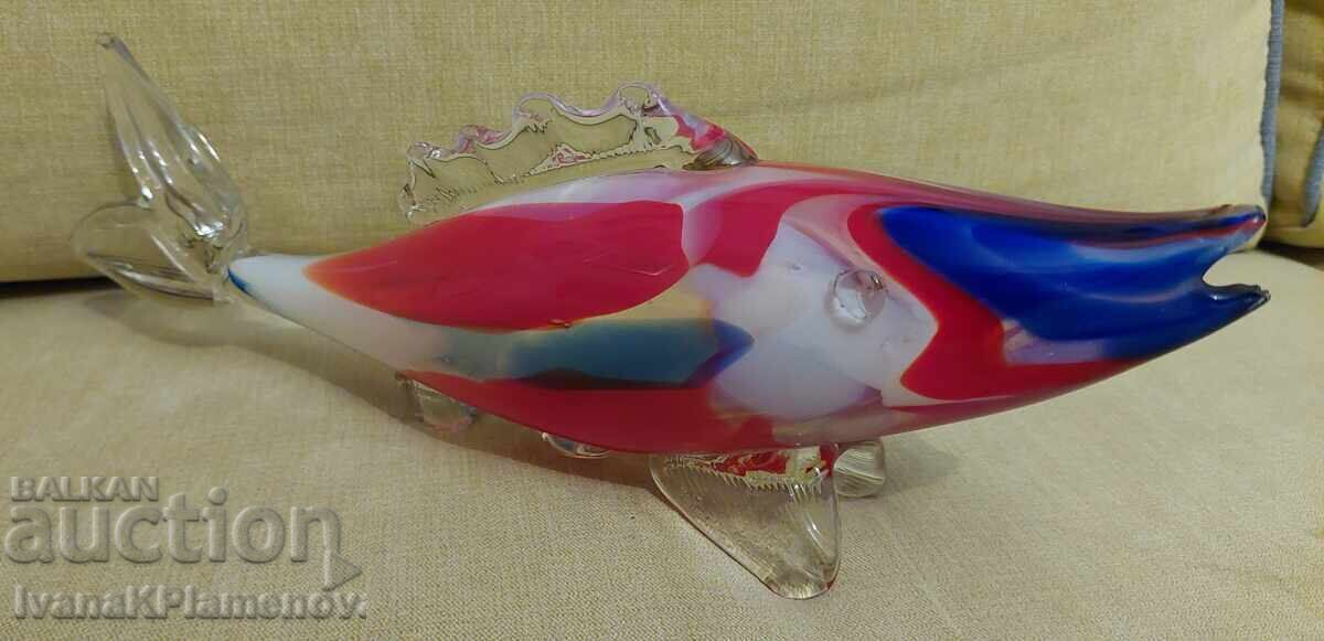 Δημοπρασία Συλλεκτικό γυάλινο ψάρι φιγούρα
