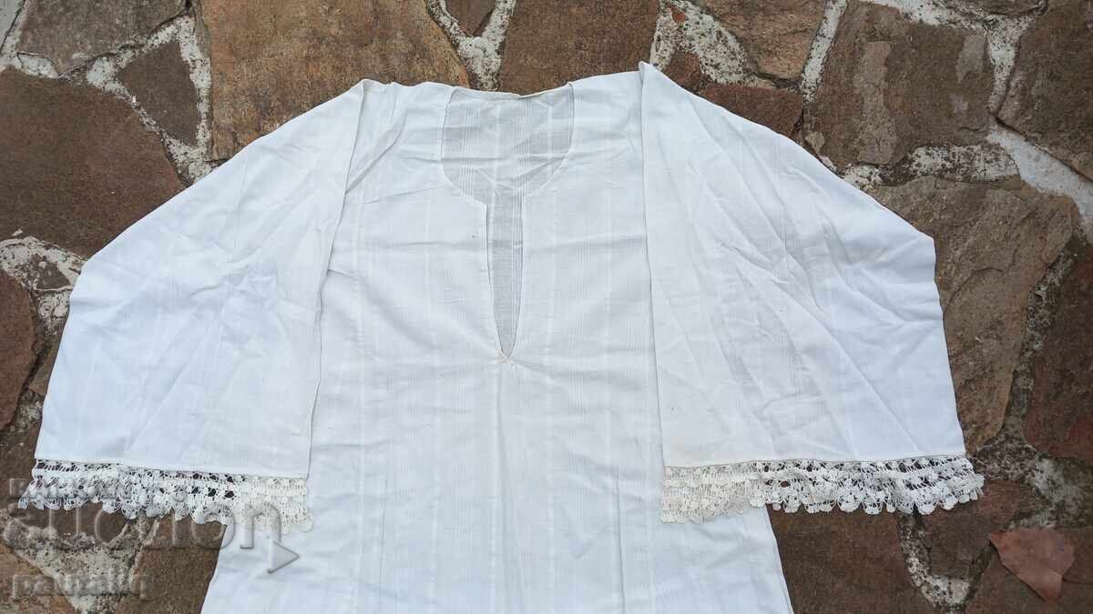 Auction  WOMEN'S SHIRT FOR KYUSTENDIL COSTUME, KENAR WITH RICH LACE