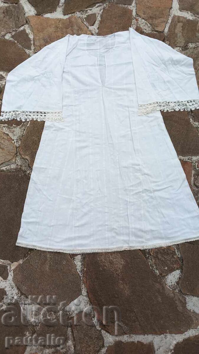 WOMEN'S SHIRT FOR KYUSTENDIL COSTUME, KENAR WITH RICH LACE