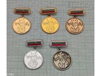 LAUREATE ARTISTIC AMATEUR ACTIVITY BADGE LOT 5 PIECES