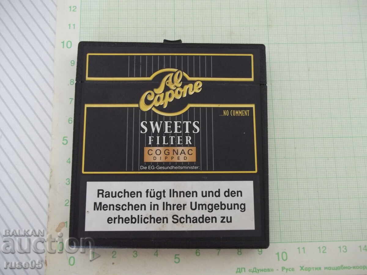 Tabacheră "Al Capone" din plastic Tabacheră "Al Capone" din plastic