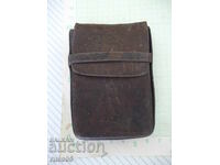 Husă de piele pentru țigări de la m-n "SBH" din perioada socialistă - 1