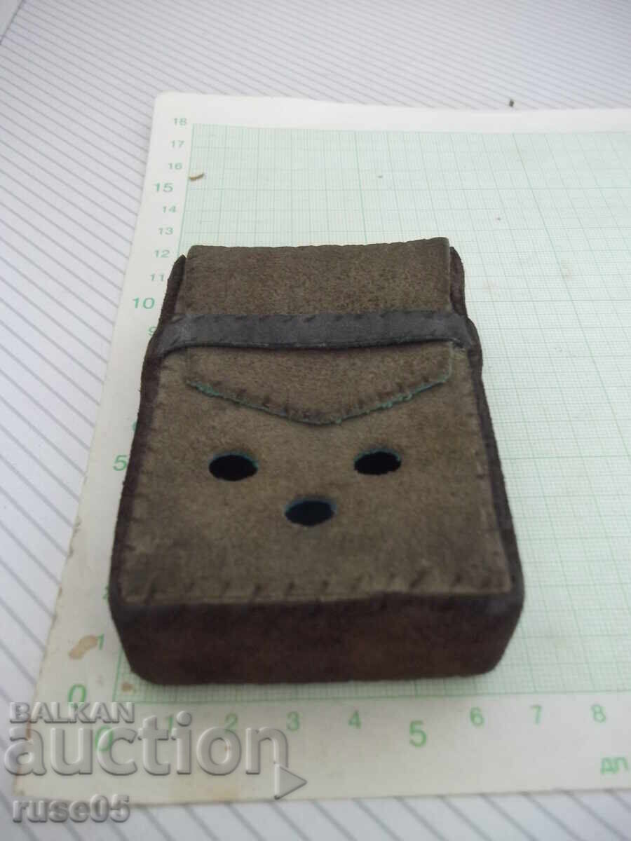 Калъф кожен за цигари от м-н "СБХ" от соца - 2 с цена 15.00 лв. | € 7.67