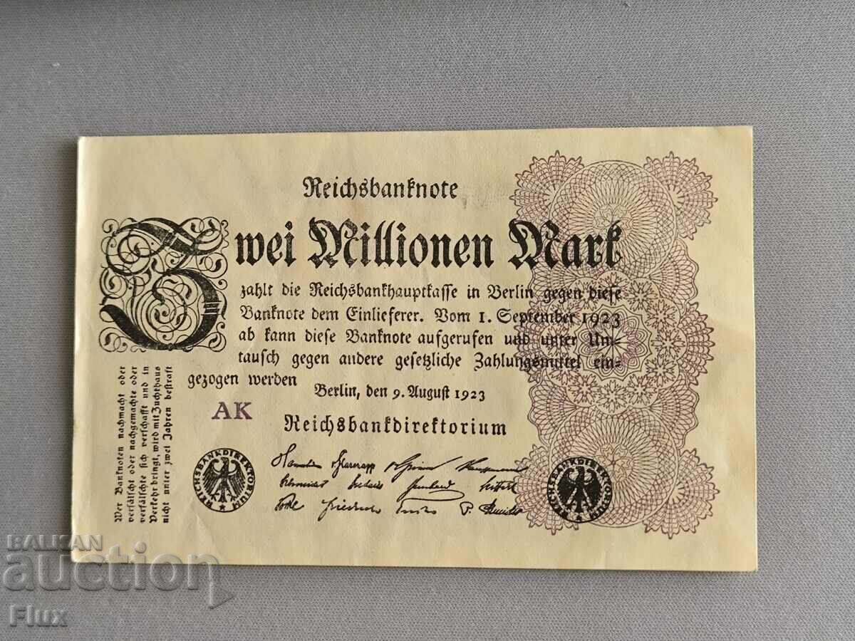 Bancnotă Reich - Germania - 2 000 000 mărci | 1923 Bancnotă Reich - Germania - 2 000 000 mărci | 1923