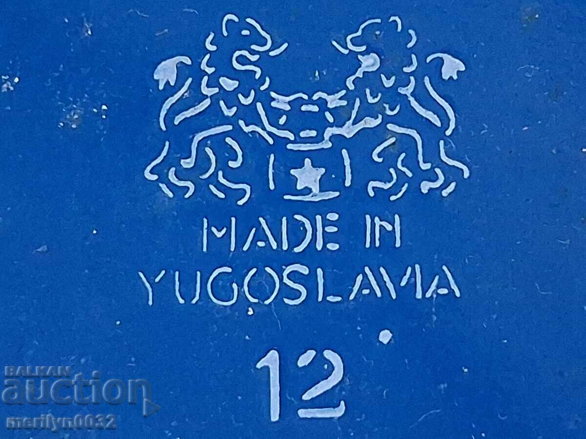 Δημοπρασία Εμαγιέ τσαγιέρα σοσιαλισμού με σμάλτο ΣΦΡΓΙ Γιουγκοσλαβία