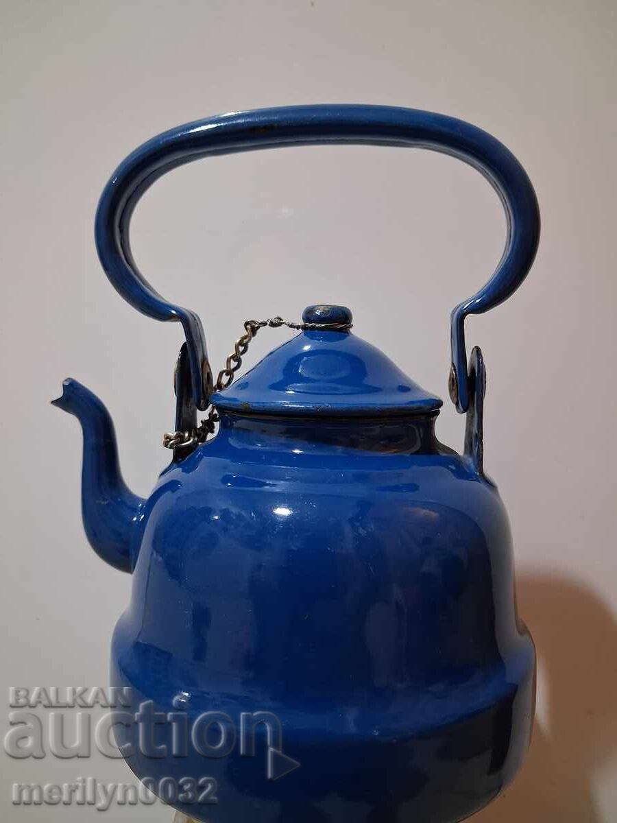 Εμαγιέ τσαγιέρα σοσιαλισμού με σμάλτο ΣΦΡΓΙ Γιουγκοσλαβία