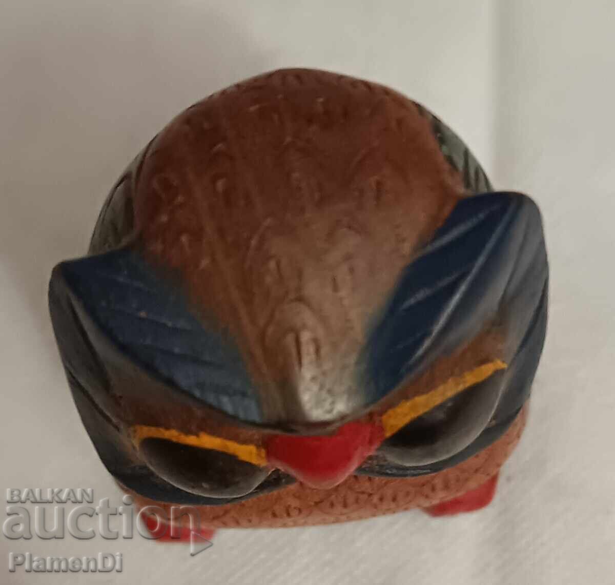 Παλαιό, αντίκα, ξύλινο ειδώλιο κουκουβάγιας - 6 Παλαιό, αντίκα, ξύλινο ειδώλιο κουκουβάγιας - 6