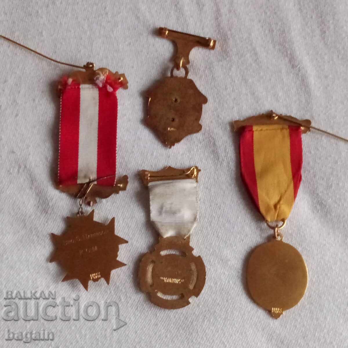 Μασονικά μετάλλια σε παρτίδα - 5 Μασονικά μετάλλια σε παρτίδα - 5