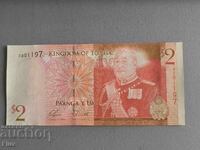 Bancnotă - Tonga - 2 pa'anga UNC | 2009