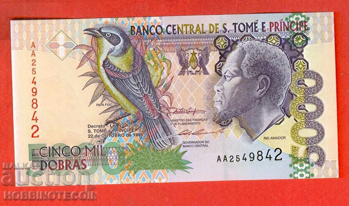 SAO TOME ȘI PRINCIPII 5000 5.000 număr - numărul 1996 NOU UNC SAO TOME ȘI PRINCIPII 5000 5.000 număr - numărul 1996 NOU UNC