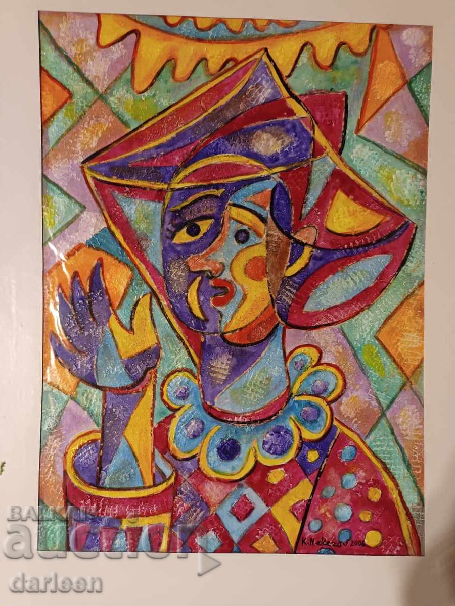 Colorful Clown, Krustyo Nekezov-Burning