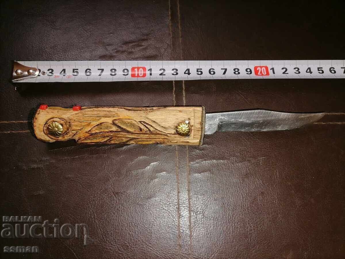 Μαχαίρι με σκαλιστή λαβή με πέτρες - 1 με τιμή 35.00 BGN | € 17.90