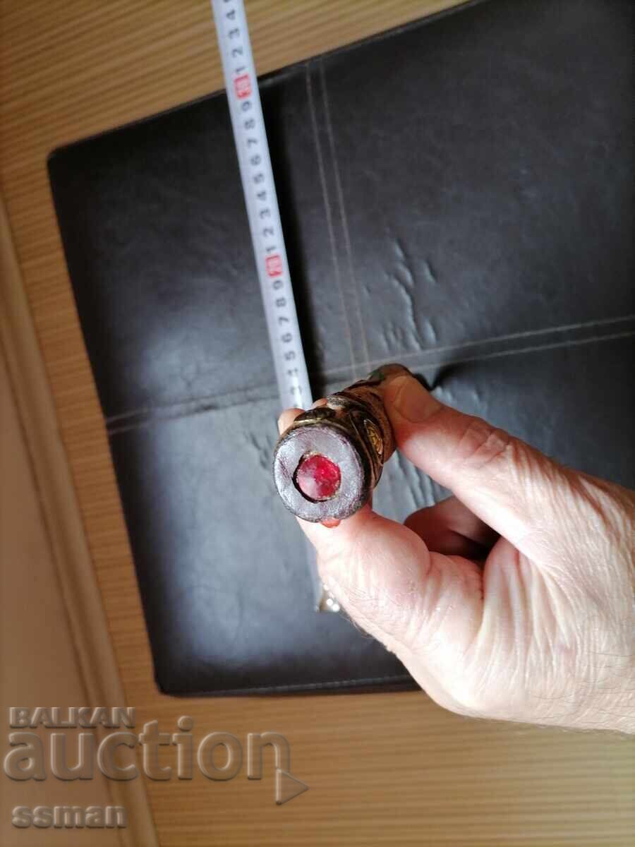 Μαχαίρι με σκαλιστή λαβή με πέτρες - 1 - 6