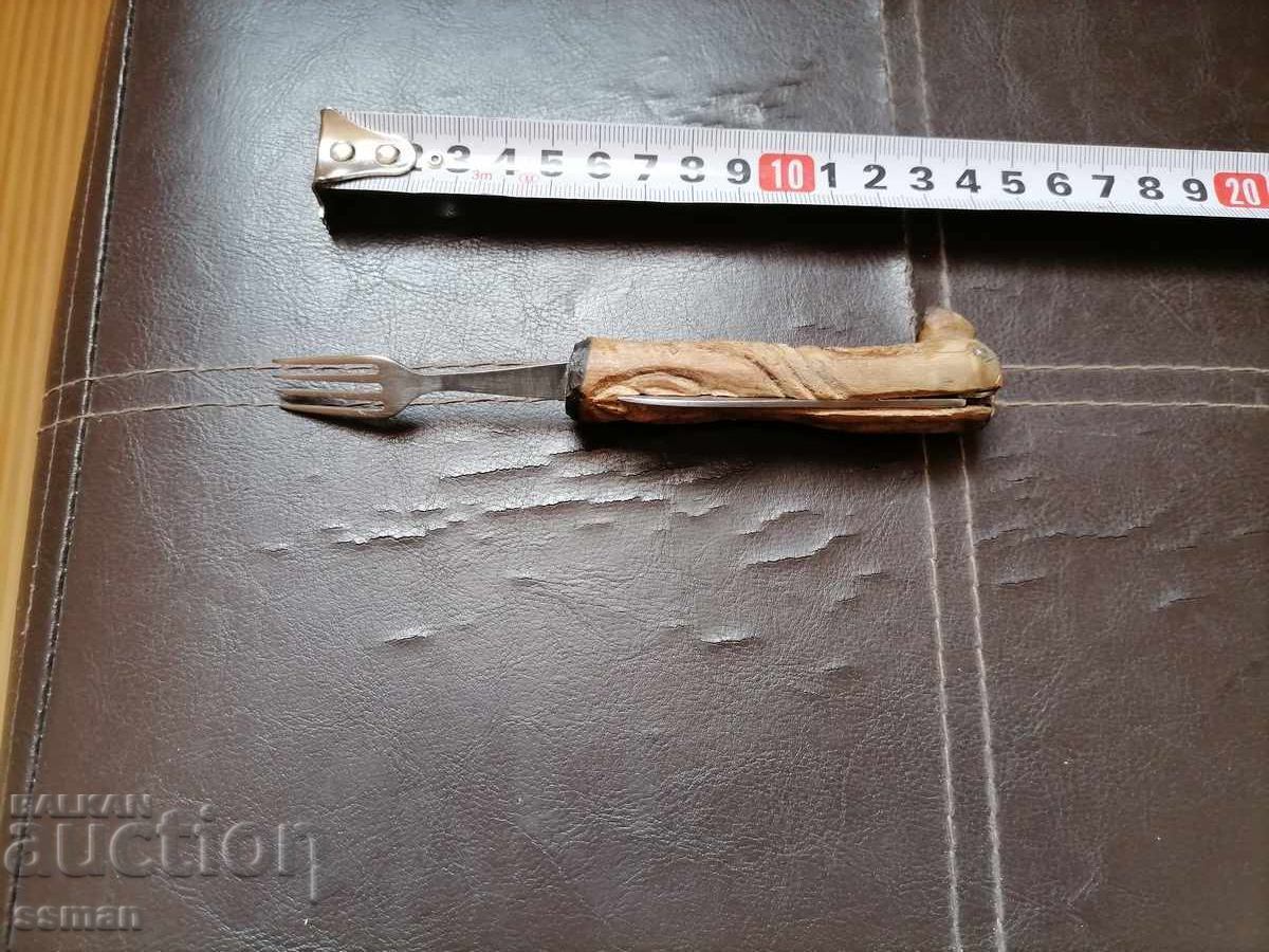 Auction Travel set fork and knife Bukovets Auction Travel set fork and knife Bukovets