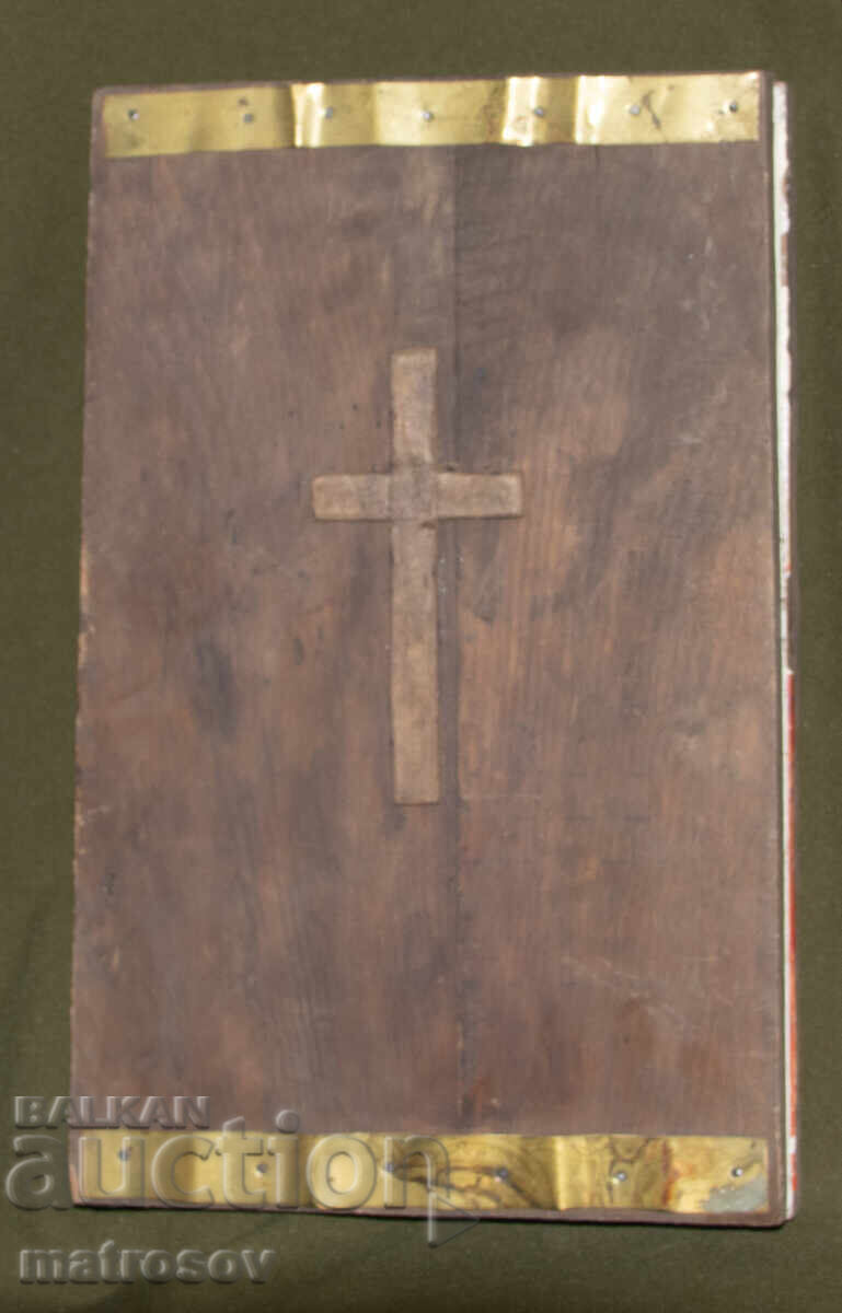 Диптих икона Свети Мина, Света Богородица с Младенеца с цена 250.00 лв. | € 127.82 Диптих икона Свети Мина, Света Богородица с Младенеца с цена 250.00 лв. | € 127.82