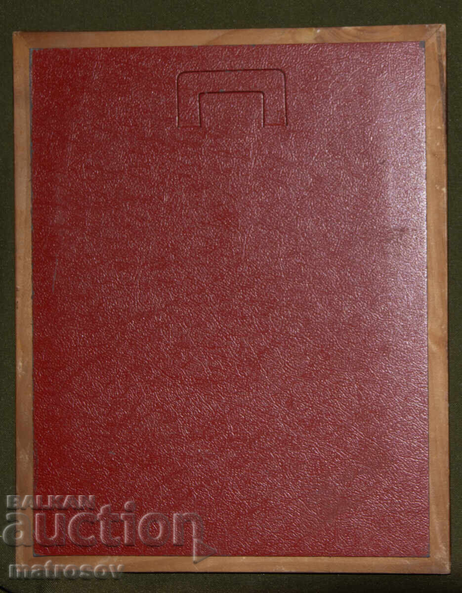 Icoană, ramă metalică, litografie, Sfântul Gheorghe, Purtătorul de Biruință - 7