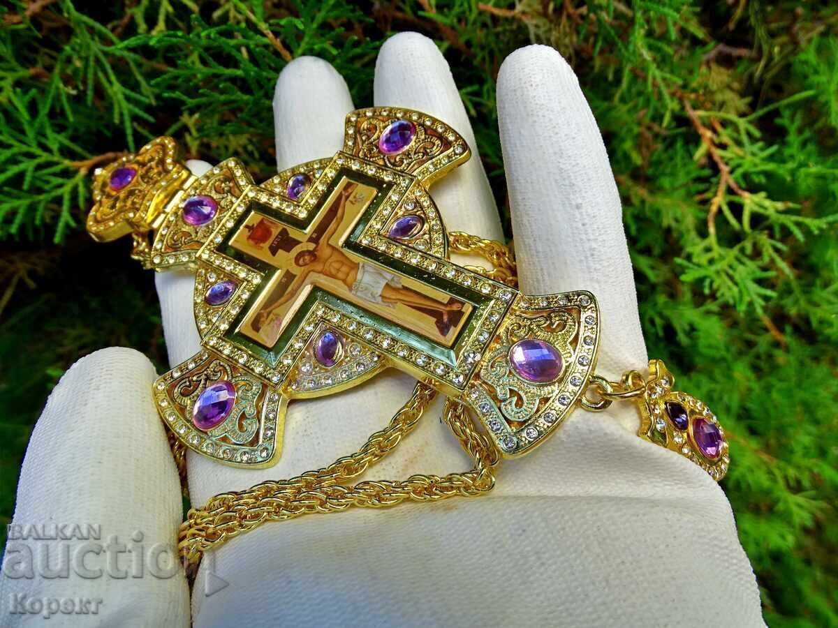 Παράδοση Νέος Ορθόδοξος επιθωρακικός ιερατικός σταυρός 6