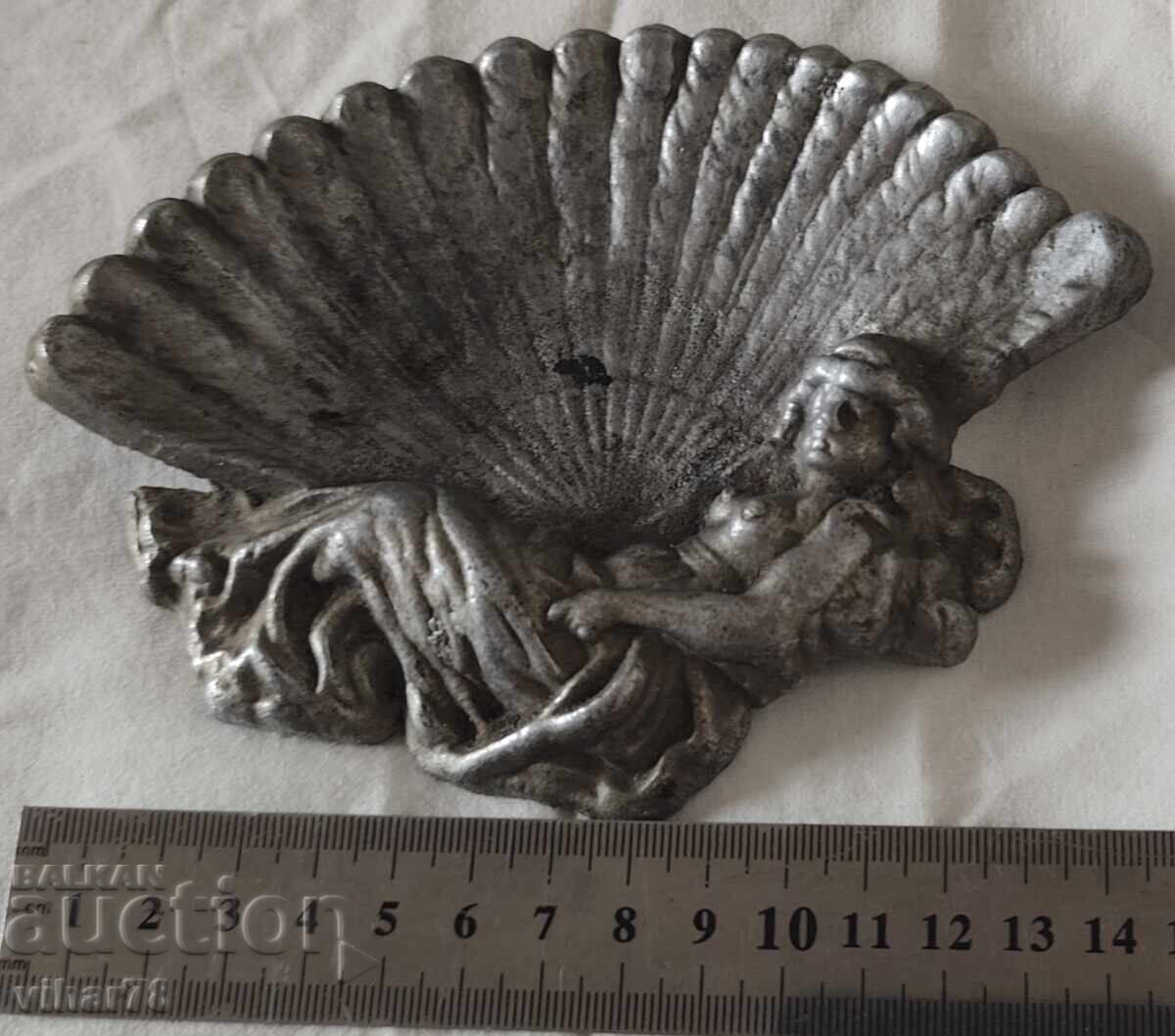 Auction  Summer Aluminum Ashtray in Art Deco Style