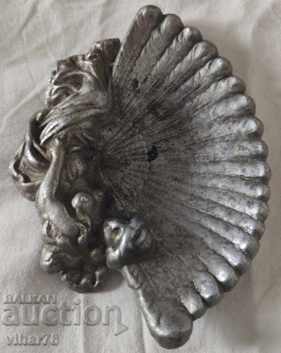 Summer Aluminum Ashtray in Art Deco Style - 5