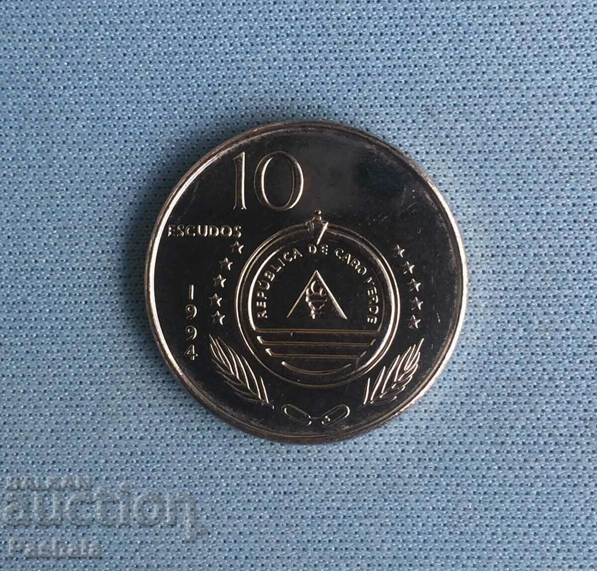 Capul Verde 10 Escudo 1994