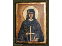 Sfânta Duminică, icoană pictată manual, vopsele tempera