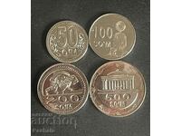 Ουζμπεκιστάν 50, 100, 200, 500 soms 2018