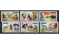 Liberia 1975. Mint Never Hinged - Fauna, Explorers