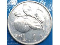 1 Λίρα 1948 Ιταλία Δημοκρατία