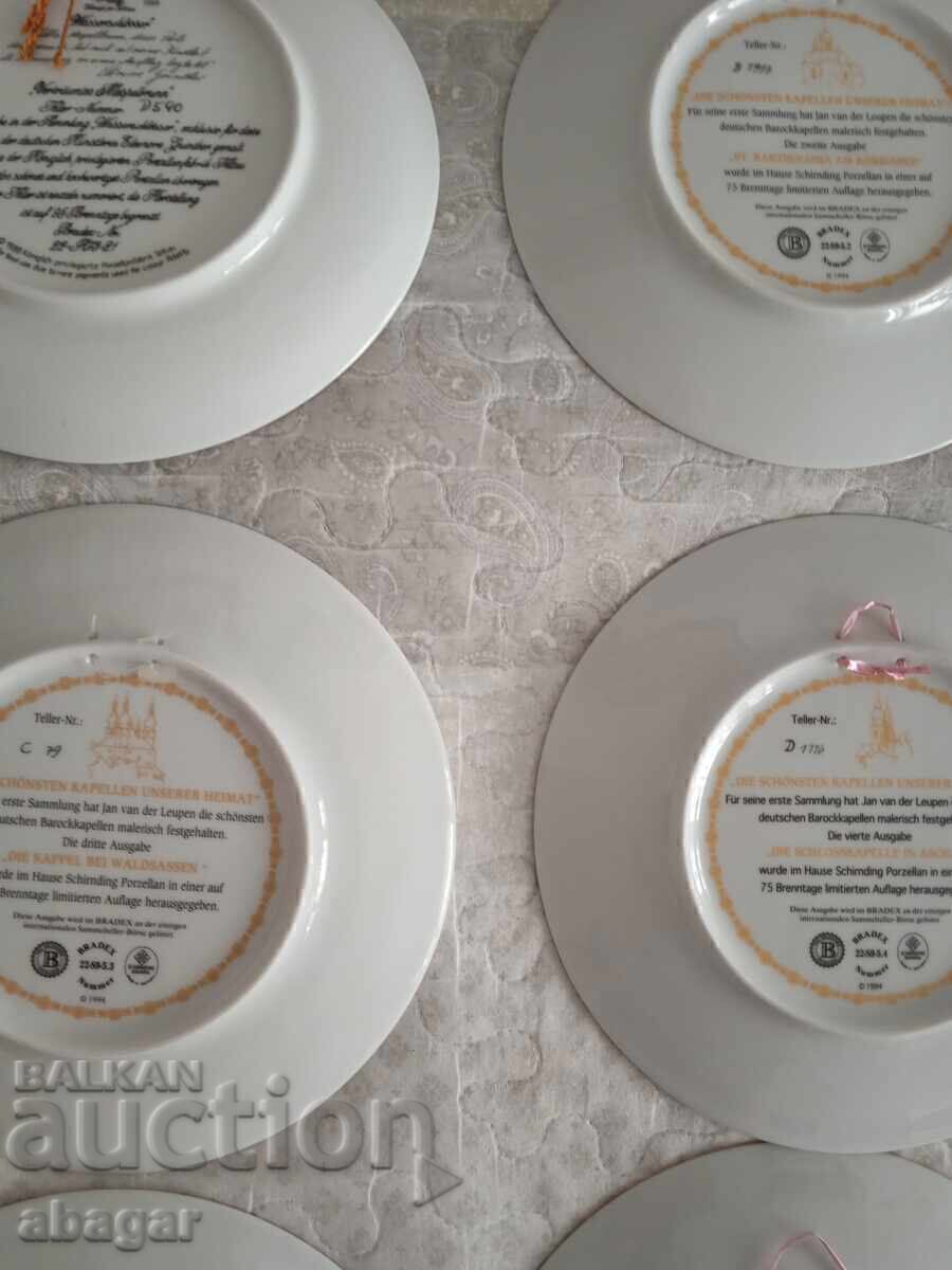 Farfurii de porțelan german de colecție - set - 5 Farfurii de porțelan german de colecție - set - 5