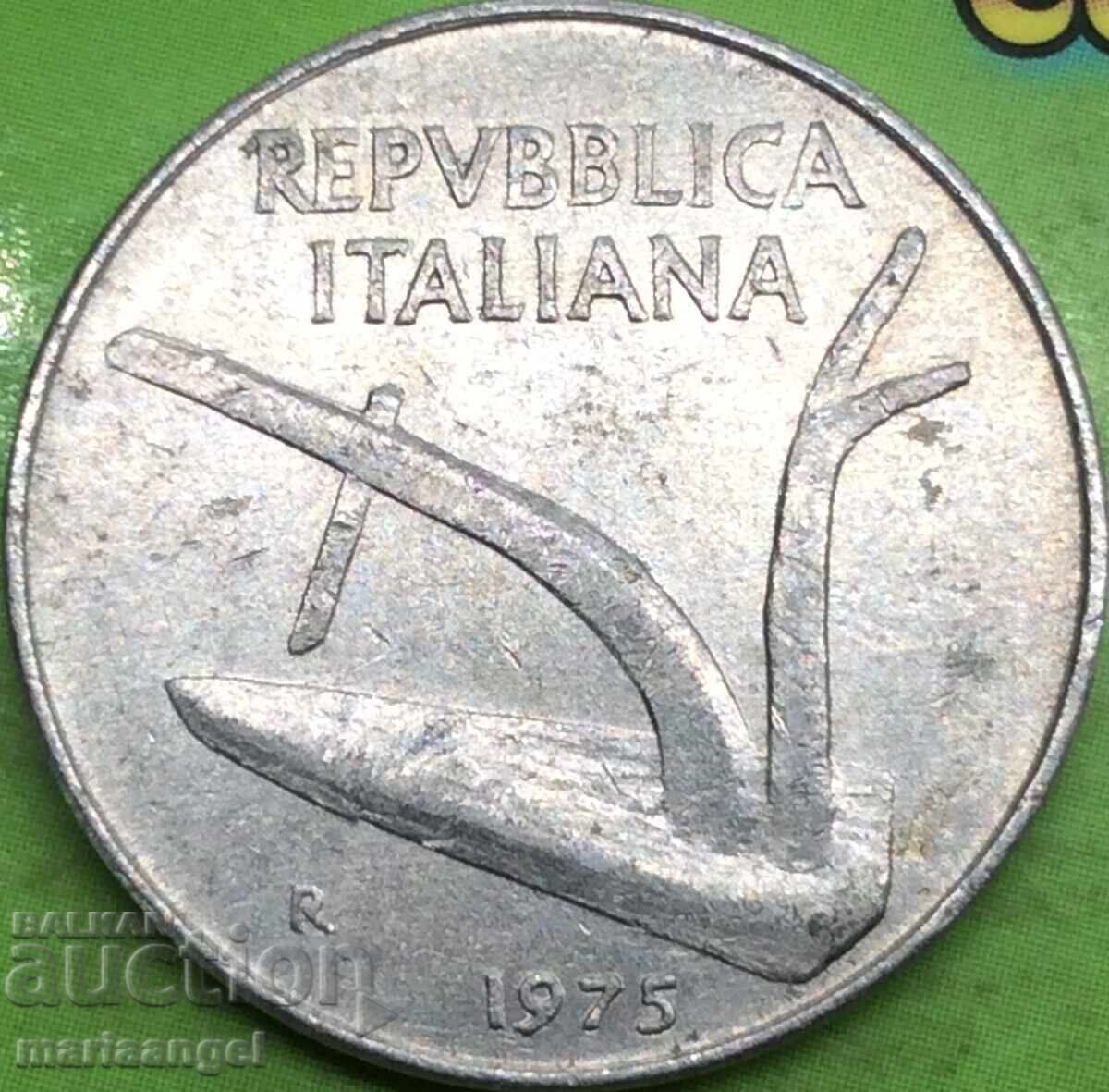 10 λίρες 1975 Ιταλία - 6 10 λίρες 1975 Ιταλία - 6