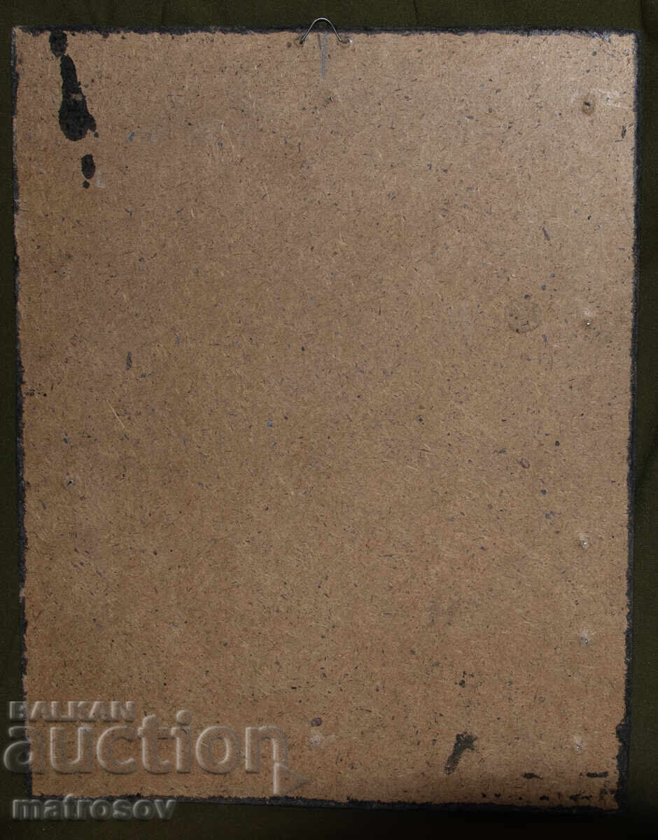 Delivery of Handmade metal icon, bas-relief, St. Mary