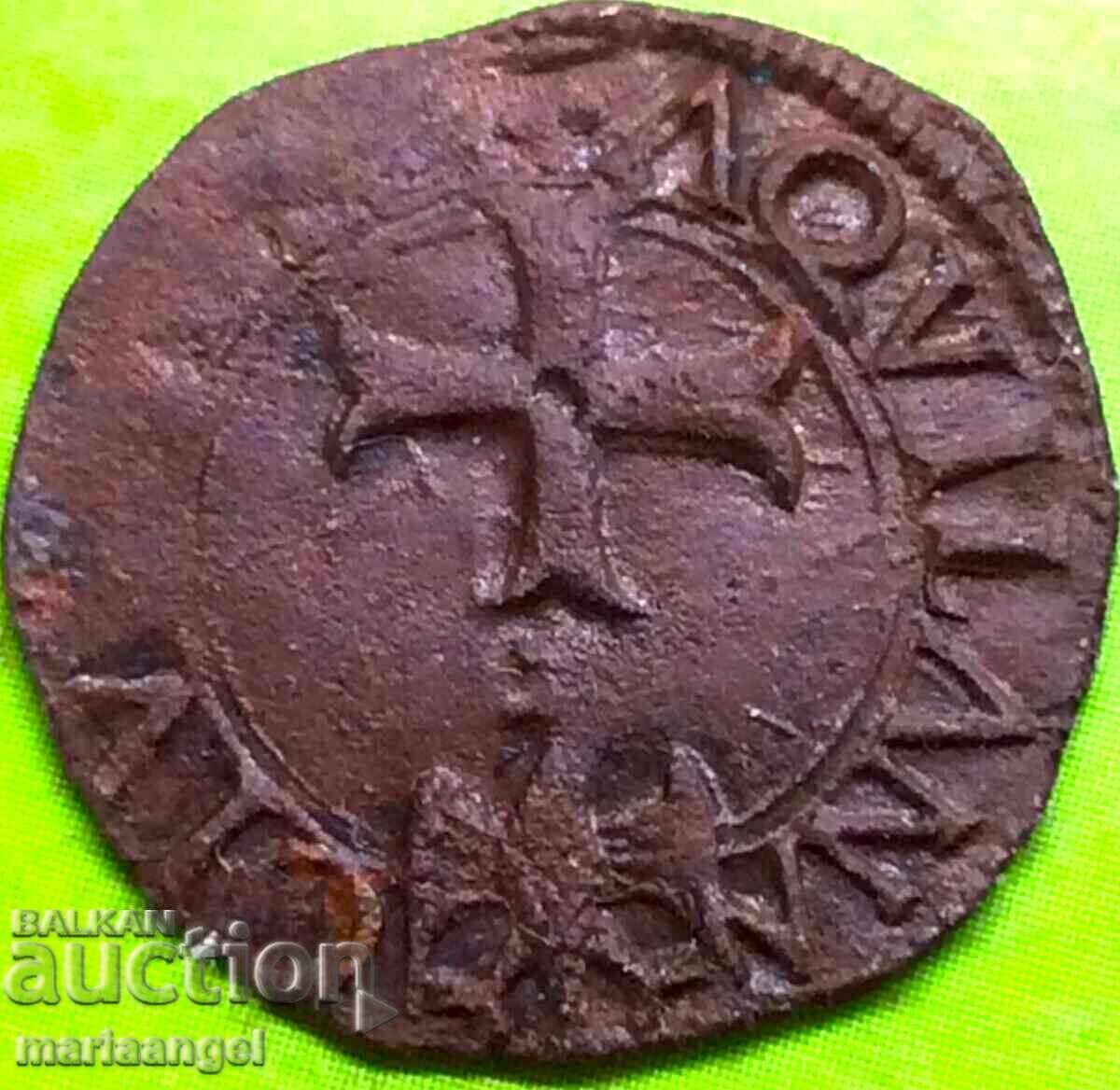 Ιταλία 1 cavallo (Cahn) Aquileia Charles VIII Crest+Eagle - ΣΠΑΝΙΟ με τιμή 112.00 BGN | € 57.26