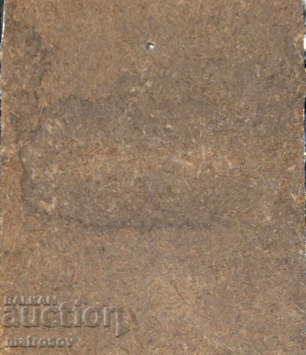 Handmade metal icon, bas-relief, Saint Mina - 6