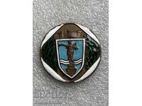 Plachetă premiată din perioada R.P.R. (Republica Populară Română) orașul Ruse, cu email!