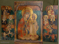 Триптих икона Света Богородица с Младенеца
