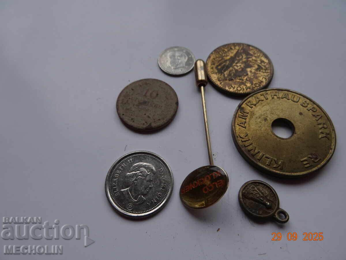 COINS TOKENS lot - 5 COINS TOKENS lot - 5