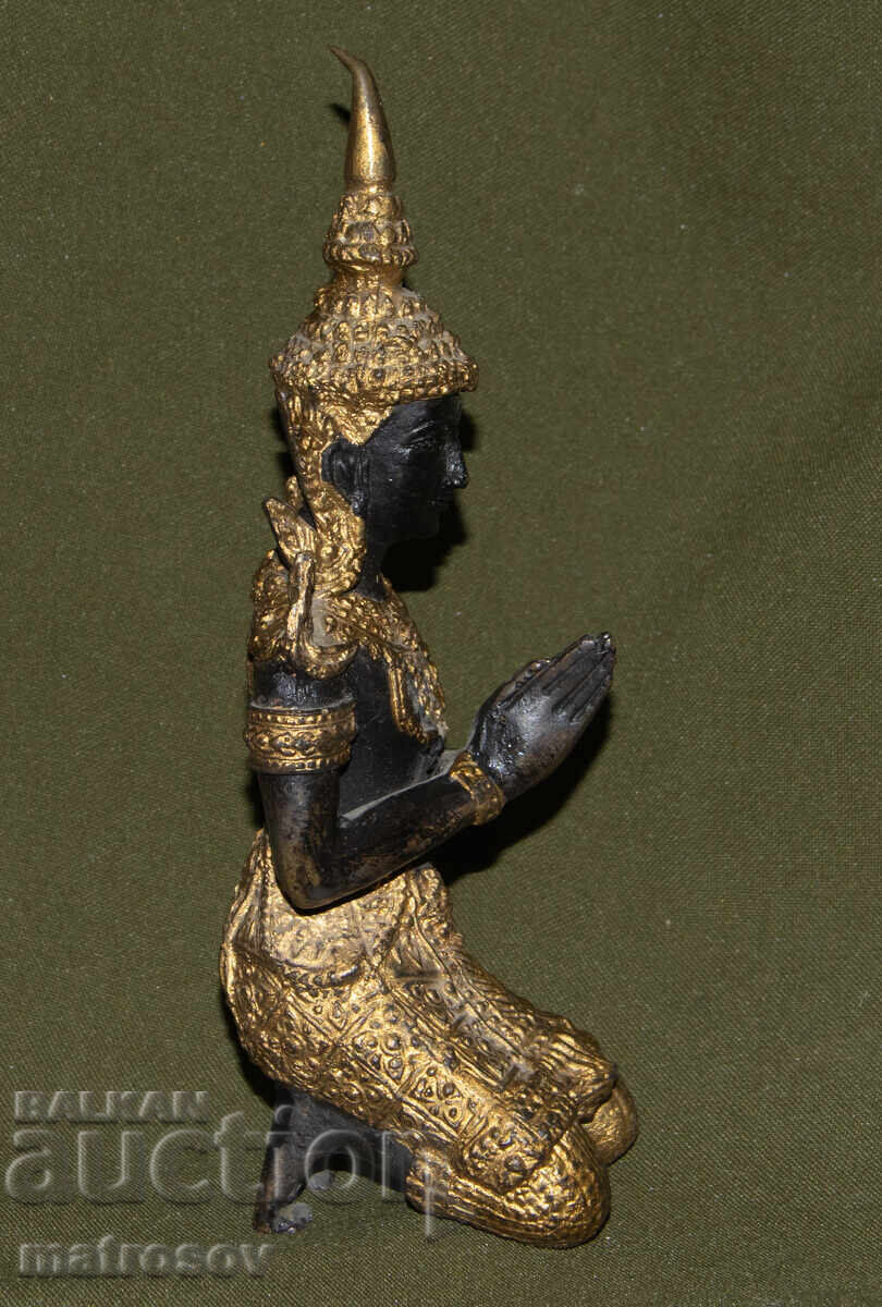 Bronze decorative statue sculpture, Thai dancer - 6