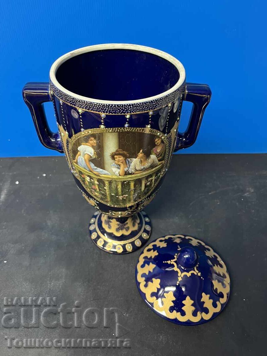 Μεγάλο, vintage, αμφορέας Royal Limoges - 5