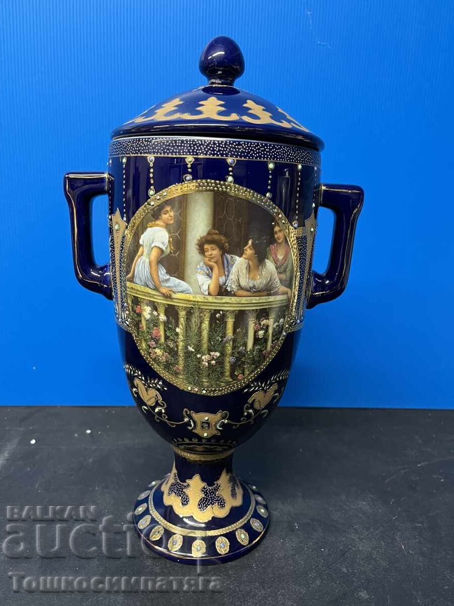 Μεγάλο, vintage, αμφορέας Royal Limoges - 7